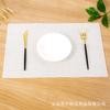 Simple and environmentally friendly Teslin PVC thermal insulation mat Western dining mat Easy to wash quick-drying non-slip hotel restaurant mat