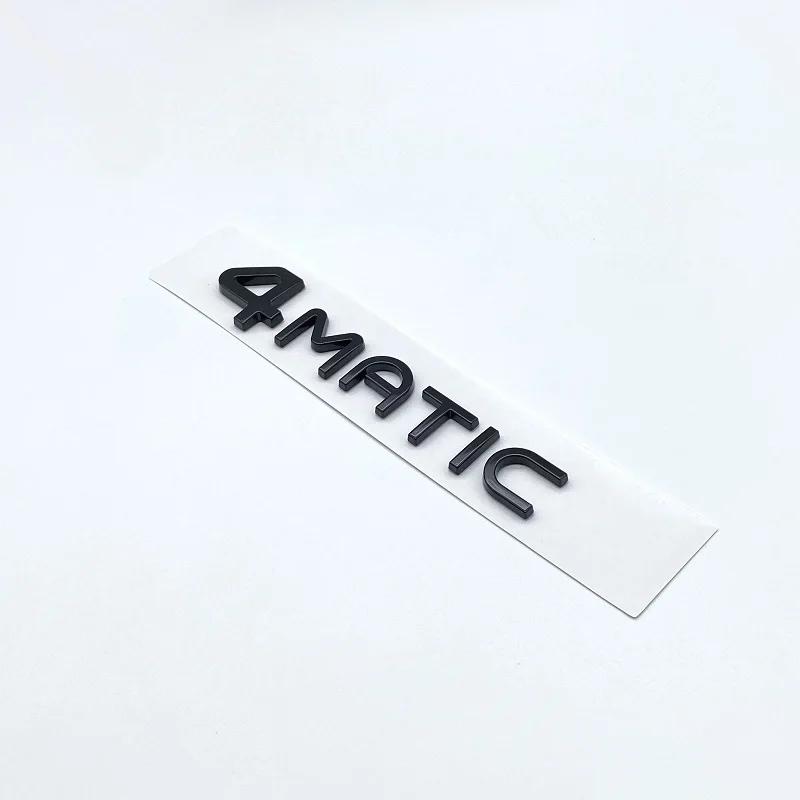 ABS Chrome Silver Black Trunk Letters for EQC400 4MATIC Emblems for EQC Electric Motor SUV AWD N293 Auto Logo Accessories
