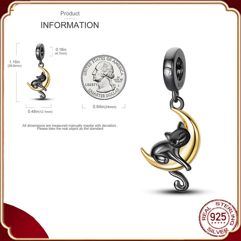 Подвески Plata De Ley S925, серебряный хамелеон, светящийся светлячок, самолет, чемодан, подходит для S925, оригинальные браслеты, кулон, ювелирные изделия своими руками