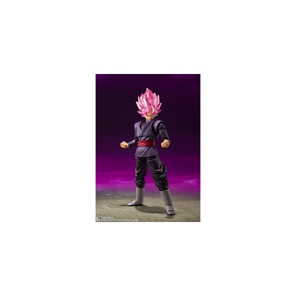 С.Х.. Figuarts Серия Dragon Ball Гоку Блэк Супер Сайян Роуз 140 мм ПВХ АБС Окрашенная Фигурка Действия