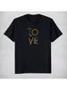 T-Shirt Graphic I Love Drums Drummer