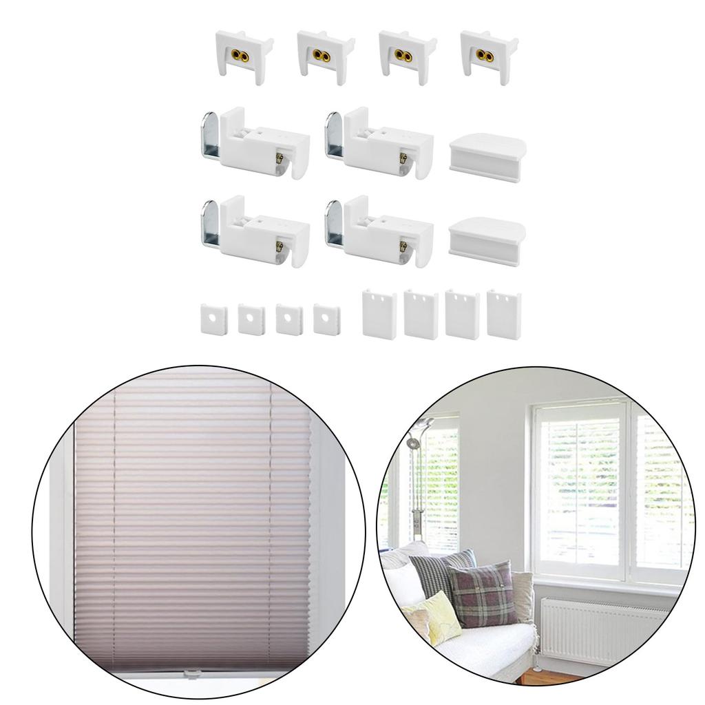 18 шт. комплекты крепежных принадлежностей для плиссированных жалюзи L-образный рулонный держатель для штор, ремонт, замена