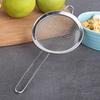 Jinghuisichuang Stainless Steel Soy Milk Strainer [Multiple Uses, Uniform Mesh] Frying Basket Colander Flour Sieve 10cm