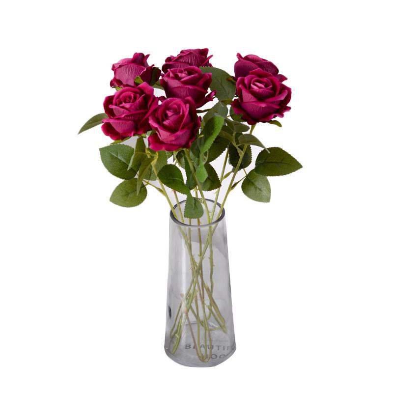 Elegant Rose Faux Flower Waterfall With Silk Roses For Gift Table Decor And Special Occasions