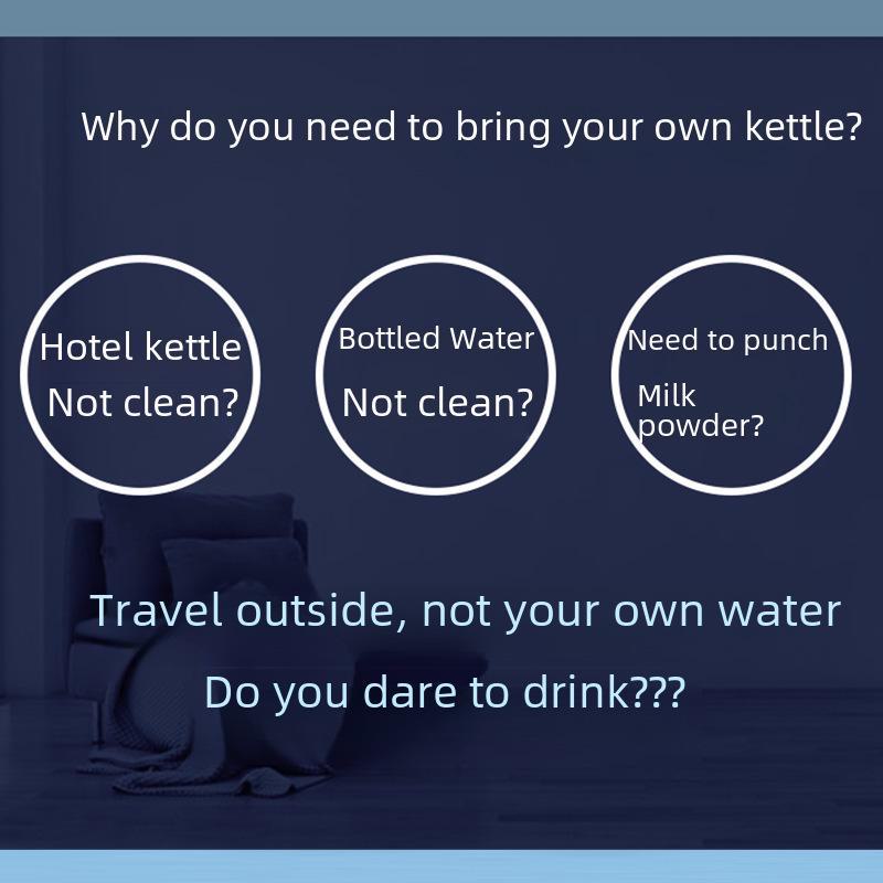 Silicone Foldable Electric Kettle for Travel and Household, Automatic Function AVE