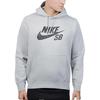 Nike SB Logo Print Hoodie Pullover Men Hoodies Gray AJ9733-063