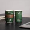 Китайские зеленые чайные чашки Домашняя чайная посуда Мастер-чашка Набор для чая Кунг-фу Чайная церемония Посуда для напитков Фарфоровые кружки Винтажные пиалы Чашка для кока-колы