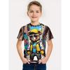 Boys' Short Sleeved T-shirt Summer New 3D Printed Children's Clothing T-shirt