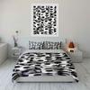 Stacked black-and-white soccer balls. Bedding sets Duvet cover sets Duvet covers Pillowcases(1 * Duvet Cover 2 * Pillowcases without duvet insert)