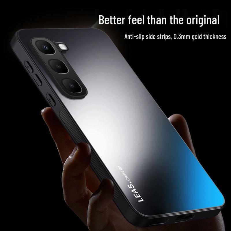Совместимый с Infinix Hot70, противоударный защитный чехол для телефона из электроplated акрила с микроматовой поверхностью.