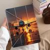 Чехол-подставка для планшета iPad Pro 11-го 10-го 9-го 8-го 7-го 12,9 дюйма Air 4 5 M3 M2 1 2 M4 11 дюймов Pro 2025 Mini 6 7 Мокрый асфальт