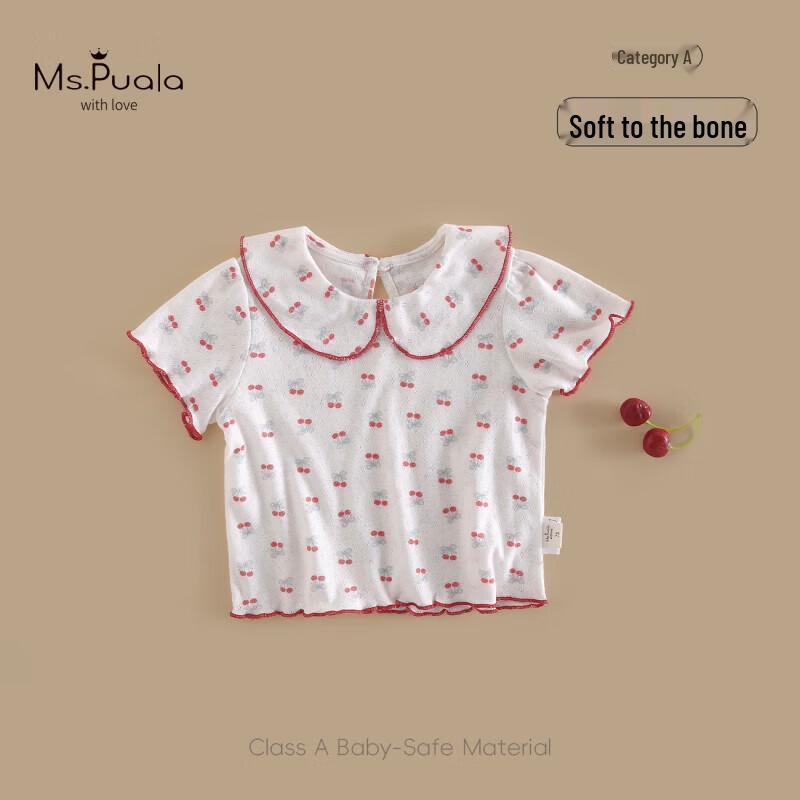 Летняя футболка с коротким рукавом для девочки MS.PUALA Summer Bloom
