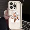 LZ28 One Piece Luffy Gear 5 Silicone Phone Case for iPhone 11 13 14 15 16 Pro Max 7 8 16 Plus 12 Mini XS Max XR Shockproof Back Cover