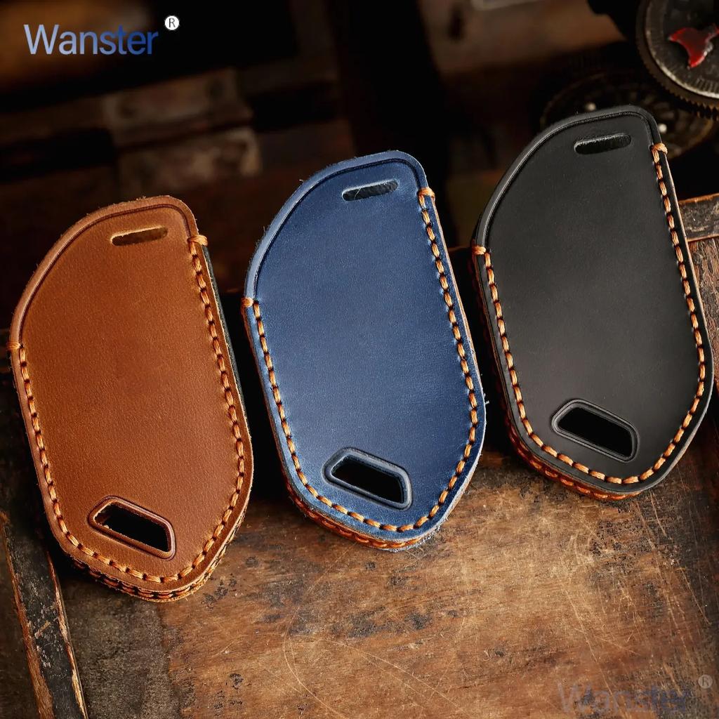 3 4 5 6 7 8 9 Bottons New Smart Remote Key Leather Car Key Case Cover for 2024 Kia Carnival EV9 Picanto GT Line Car Accessories