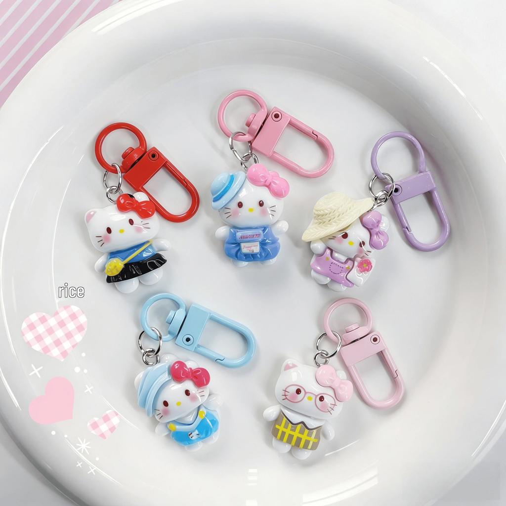 Смола Брелок-Подвеска Hello Kitty – Милый Шарм для Рюкзака и Маленький Подарок для Лучших Друзей