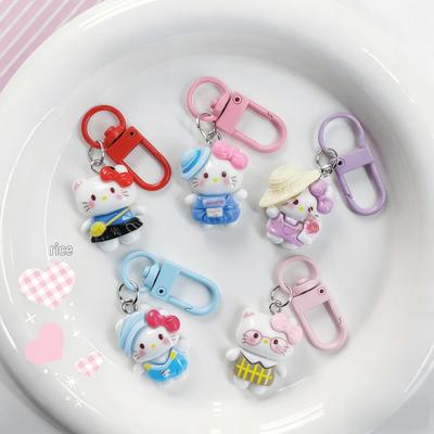 Смола Брелок-Подвеска Hello Kitty – Милый Шарм для Рюкзака и Маленький Подарок для Лучших Друзей
