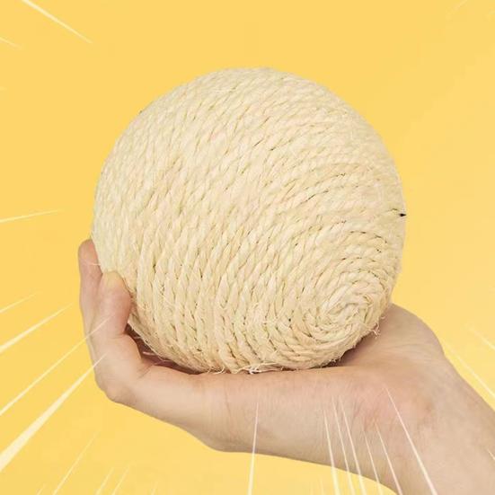 Игрушка для кошек, интерактивная игрушка-когтеточка из сизаля, устойчивая к укусам игрушка для домашних животных, для снятия стресса и упражнений