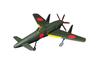 Studio Mido Shinden Rubber Powered Model Airplane Kit BF-004