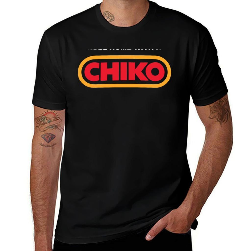 ПРОДАВЕЦ - Футболка с логотипом Chiko Roll Рабочая Повседневная Свободный крой Футболка