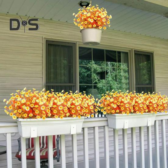 Осенний искусственный цветок с листьями эвкалипта, реалистичный поддельный цветок, Хэллоуин, праздник урожая, вечеринка, домашний офис, стол, центральное украшение, искусственная цветочная ветка