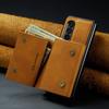 Кожаный чехол для телефона с защитой от ударов и слотом для карты Samsung Galaxy Z Fold 4 5g Fold4 Fold3 Fold 3 S23 Ultra S22 Plus S21 Fe S20