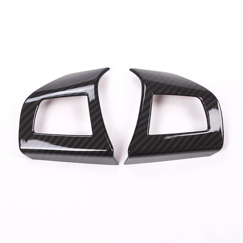 Углеродное волокно Стиль автомобиля Руль Кнопка украшения Рамки Крышка Накладка подходит для Maserati Ghibli для Quattroporte