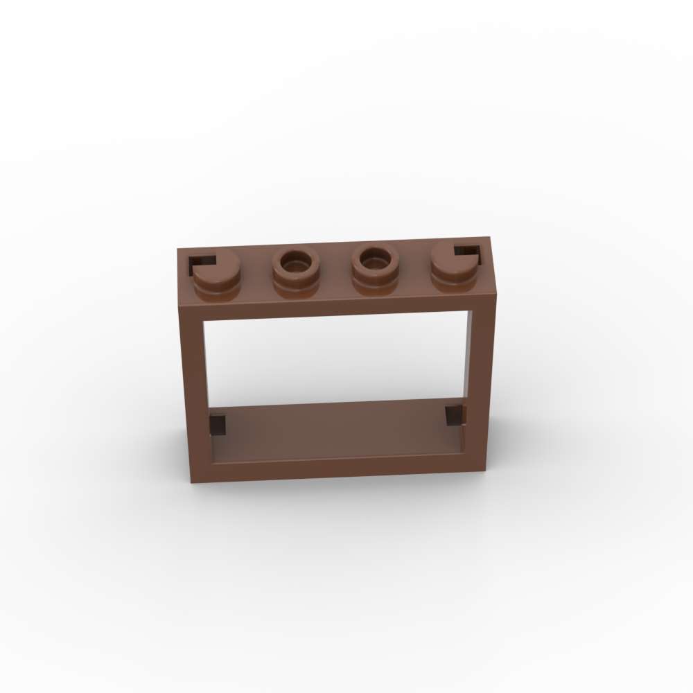 Нетоксичные Moc 10 шт. 60594 Окно 1x4x3 Строительные блоки Без вкладок для ставней Образовательные кубики Частичный пазл Игрушка DIY Подарок на день рождения для детей