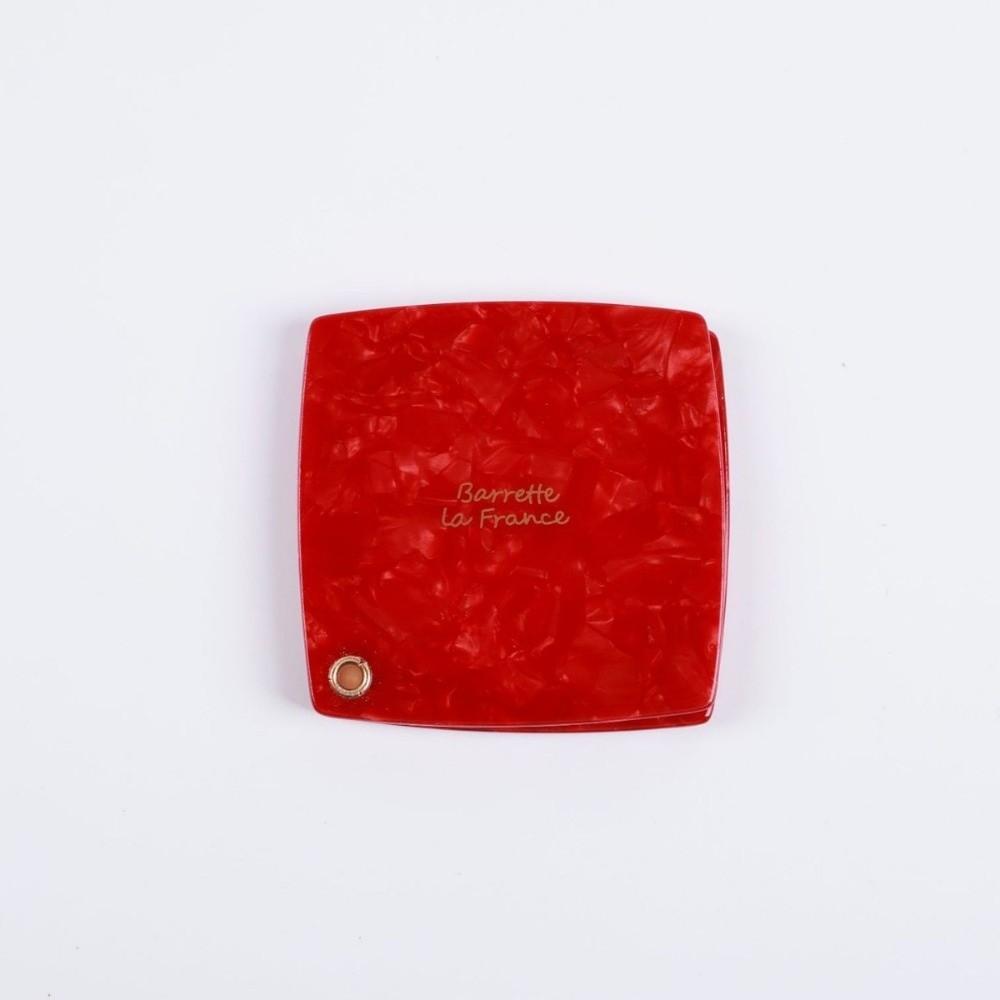 Square Portable Mirror Colorful Rotating Mirror Compact Design Acetate Makeup Mirror  Touch-ups