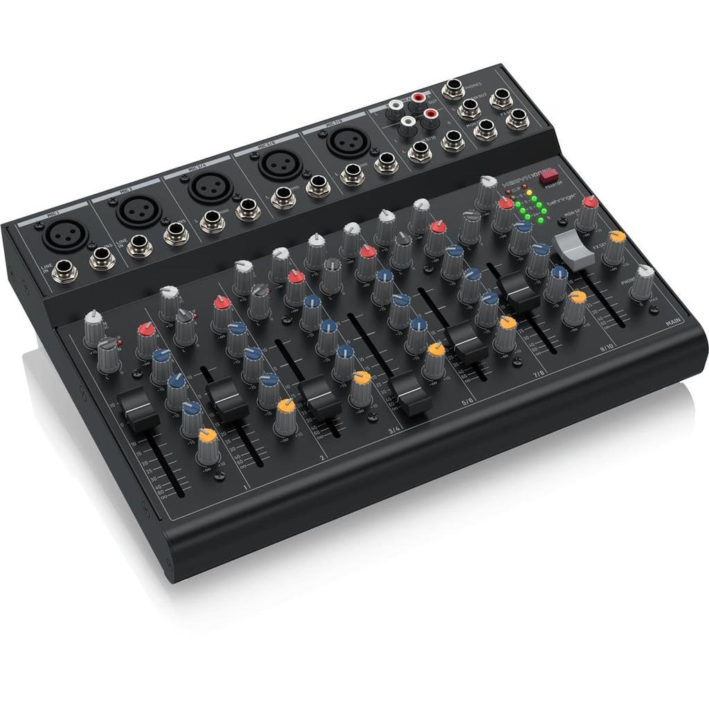 Аналоговый микшер Behringer с 10 входами и 5 микрофонными предусилителями XENYX 1003B