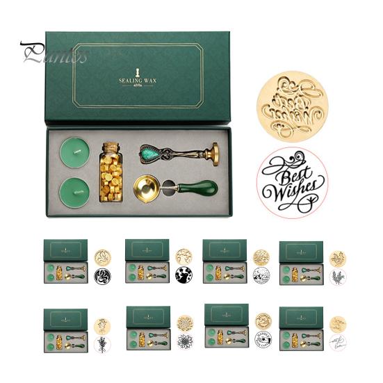 1 комплект, винтажный набор сургучовых уплотнительных бусин для самостоятельного изготовления лака для запечатывания конвертов