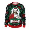 2025 Autumn Christmas Snowflake Digital Print Couple Sweatshirt - Round Neck Fashion Apparel