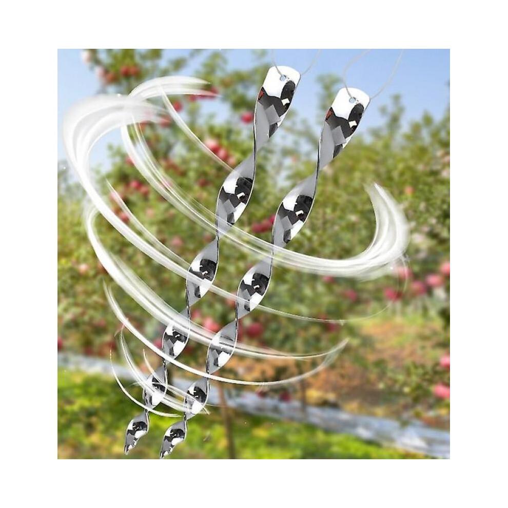 12 Piece Woodpecker Bird Repellers, Reflective Scare Lever Controls to Keep Birds Away from Patio Po