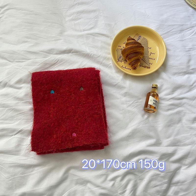 New Christmas Red Scarf Collection Autumn and Winter Warm Female Main Scarf