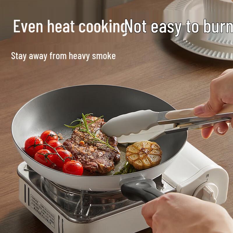COOKER KING Non-Stick Cookware Set, 3-Piece, White