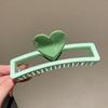 5.1in/3.3in Дофаминовый Красочный Любовное Сердце Геометрическая Заколка-Краб для Волос для Женщин Большого Размера Зажим-Акула Аксессуары для Густых Тонких Волос Лето