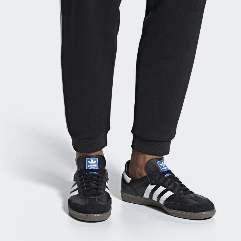 adidas Кроссовки унисекс Samba OG Black Gum Core-Black Cloud-White B75807