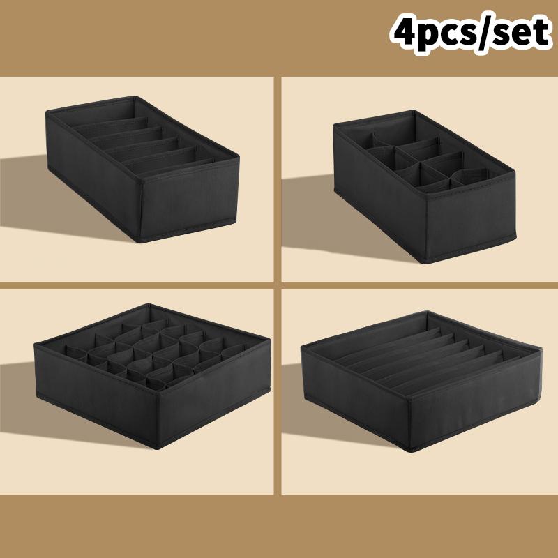 Ящик для хранения нижнего белья, носков, бюстгальтеров, органайзер для хранения одежды, сумка для нижнего белья, бытовая коробка для гардероба, органайзер для ящика шкафа