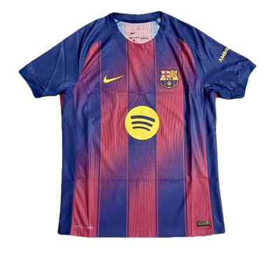 Nike FC Dri-Fit Барселона Клуб 25-26 Домашняя Игровая Версия Удобная Стильная Футболка-Пуловер с Коротким Рукавом Футболка Унисекс Топы HJ4544-456