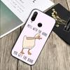 Мультяшный милый гусь для Huawei Nova Y72 Y73 Y90 Y70 Y60 Y91 Y61 12s 12i 11i 8i 9 10 SE P40 Lite P60 P30 Pro Чехол