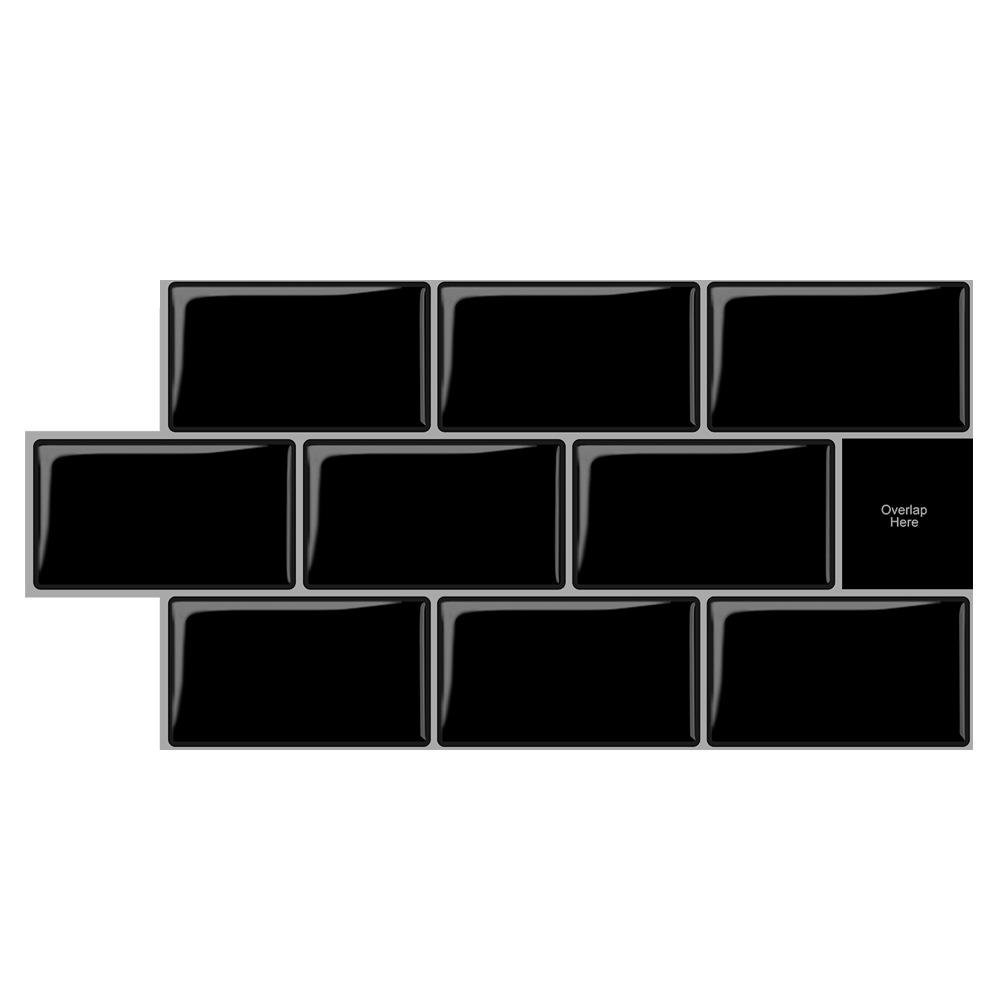 Classic 3D Crystal Drop Self-Adhesive Waterproof Wallpaper, Oil-Proof Brick Style Wall Sticker for Kitchen and Bathroom.