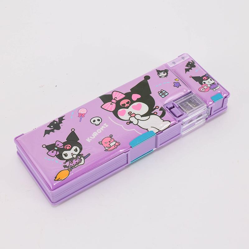 Двусторонний пенал-косметичка «Астронавт» для мальчиков: Многофункциональный, Деформируемый, Большой вместимости с кнопочным механизмом и секретным отделением