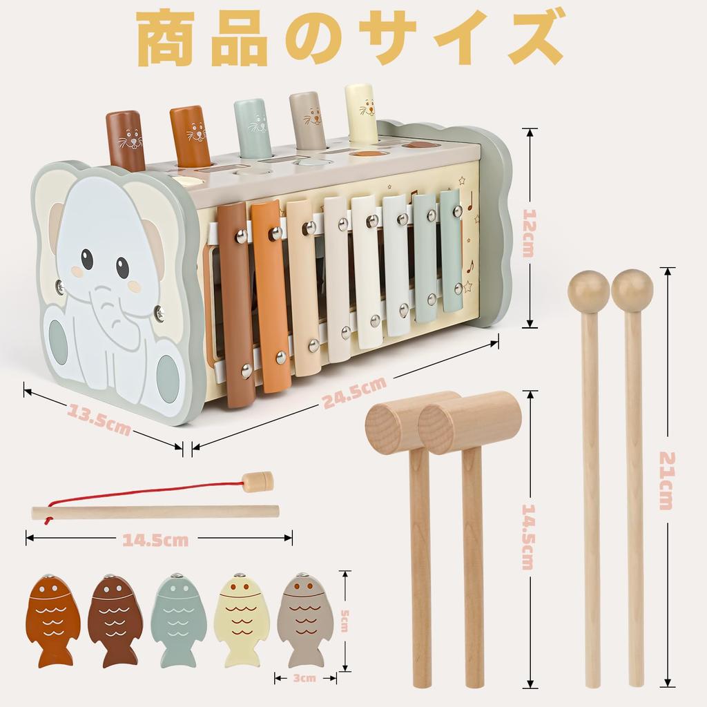 Игрушки Монтессори для мальчиков и девочек, развивающие игрушки из дерева, подарок на день рождения для детей 1, 2, 3 лет, игрушка-молоток, пальчиковое образование, обучающие инструменты Монтессори