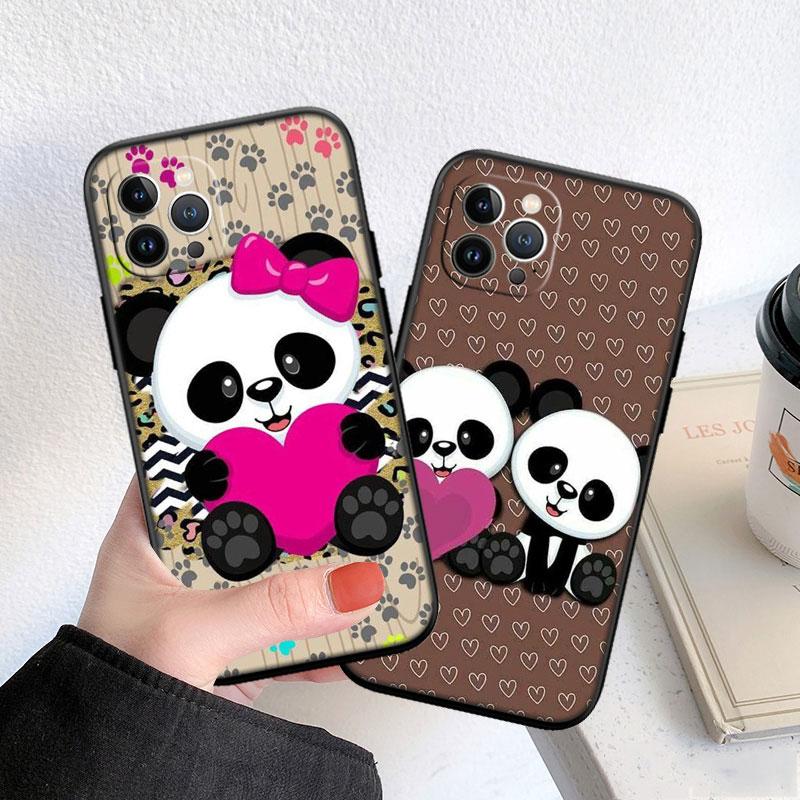 PP16 Мультяшный чехол-панда для Samsung Galaxy A11 A12 A13 A15 A52S A53 A55 A56 A70 A71 A72 A73 F06 F16 F56 S10 Plus S10e