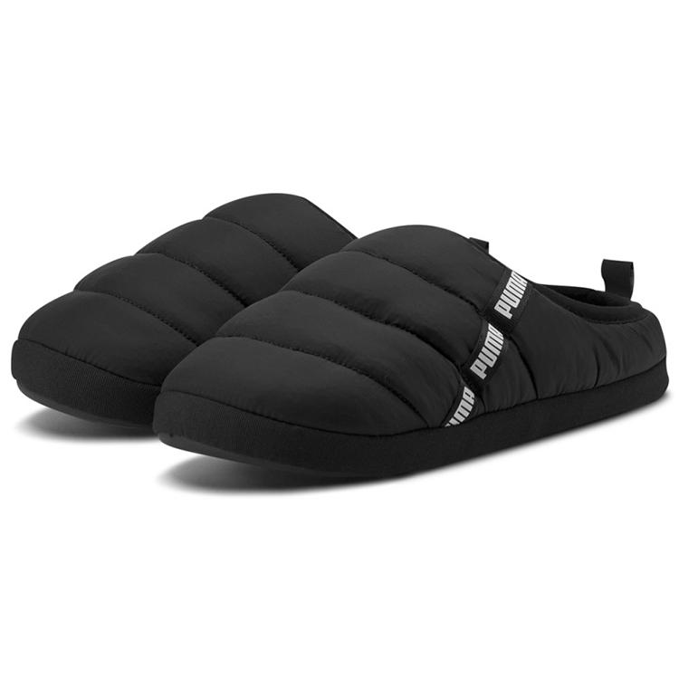 Puma Scuff Slippers 'Black White' (Unisex) Black / White Closed Toe Slippers 384945 01