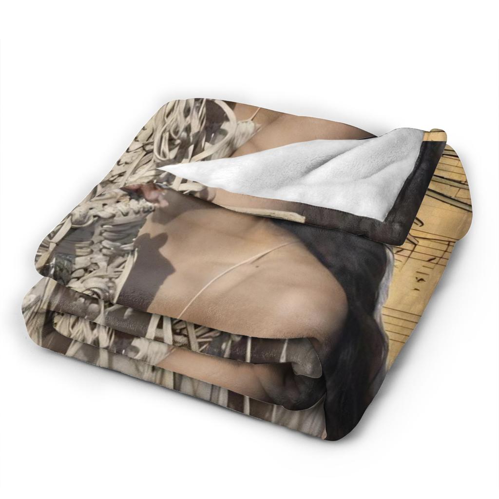 Rosalia Lux Warm Soft Blanket Picnic Plush Bedding Throws Fluffy Home Decor Flannel Bedspread Sofa Bed Cover