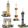 2024 City Architecture Building Blocks Big Ben London L'Arc De Triomphe Oriental Pearl TV Tower Construction Bricks Toys Gifts