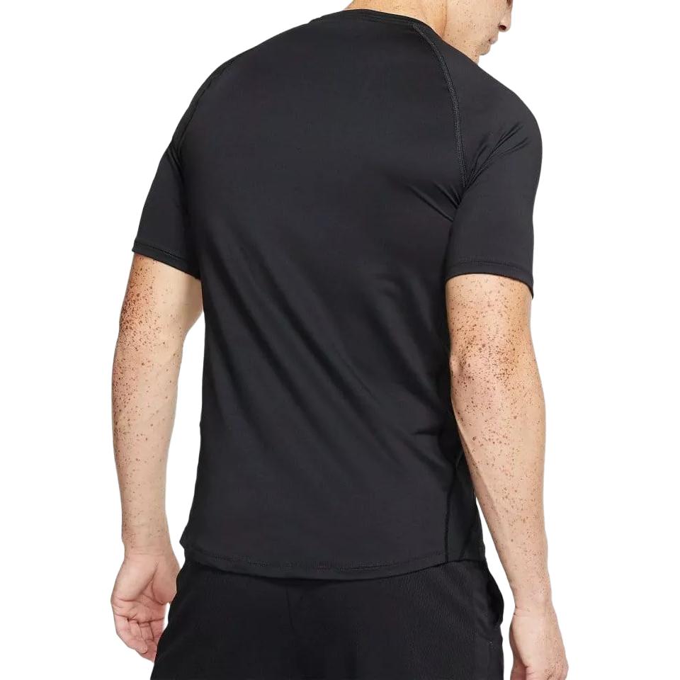 Nike Мужская футболка для тренировок и аэробики Dri-Fit NP SS Slim, с круглым вырезом, рукавами реглан, коротким рукавом, топ BV5633-010