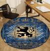 1860 Munchen football club Pattern Round Rug, Indoor/Outdoor Mat, for Picnic, Gameroom, Bedroom, Office, Living Room, Home Decor Carpet, Birthday Gift