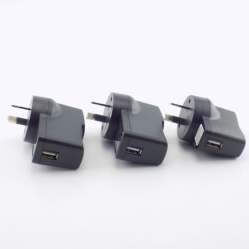 Адаптер для вилки AU Australia 5V 1A 2A 3A USB-зарядное устройство для дома, блок питания, дорожный адаптер переменного тока, зарядка, универсальный W28