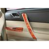 Для Toyota Highlander 2008-2013 Декоративная накладка на внутреннюю панель двери под текстуру персикового дерева 4 шт.